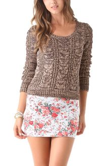 Free People Cabletown Pullover - Lyst