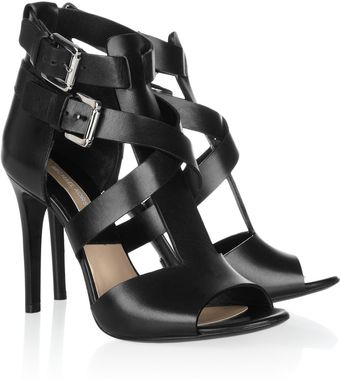 Michael Kors Leather Sandals - Lyst