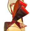 Nicholas Kirkwood Bow Sling Back in Red (bordeaux) - Lyst
