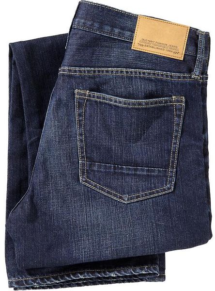 Old Navy Premium Slim Bootcut Jeans in Blue for Men (dark wash) | Lyst