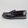 Prada Spazzolato Rubbersole Loafer in Black for Men - Lyst