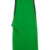Reed Krakoff Draped Silk Blend Crepe Dress in Green - Lyst
