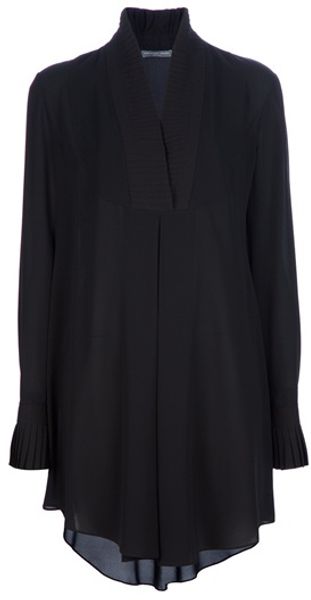 Alexander McQueen Silk Shirt Dress - Lyst