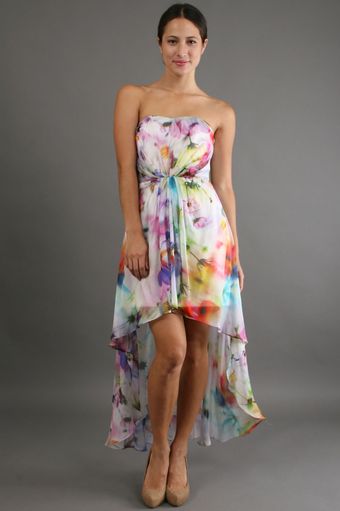 Alexia Admor Floral High Low in Dream Garden - Lyst