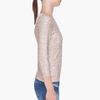 Alice + Olivia Taupe Eleonara Sequin Blouse in Beige (taupe) - Lyst