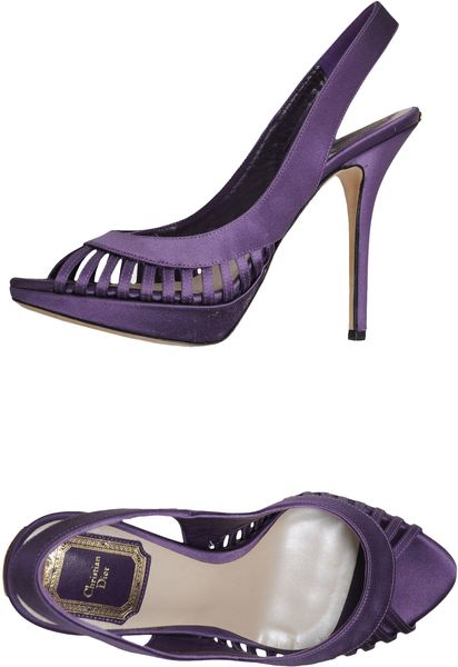 Dior Platform Sandals in Purple (blue) - Lyst