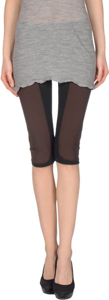 Miu Miu Leggings in Brown (black) - Lyst
