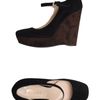 Prada Wedge in Brown (black) - Lyst