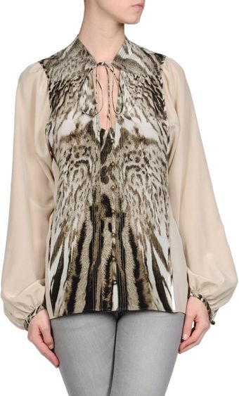 Roberto Cavalli Long Sleeve Shirt - Lyst