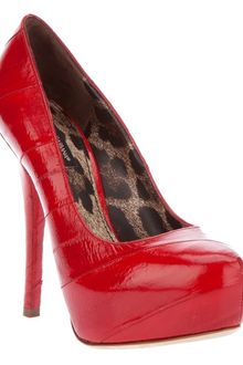 Dolce & Gabbana Leather Pump - Lyst