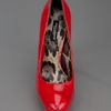 Dolce & Gabbana Leather Pump in Red - Lyst