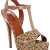 Missoni Tbar Sandals in Beige (nude) - Lyst