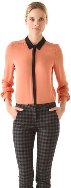 A.L.C. Gillian Silk Blouse - Lyst