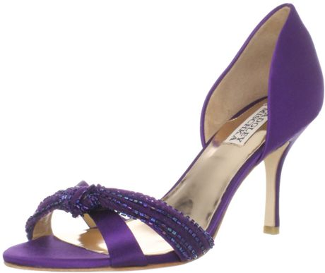 Badgley Mischka Ryanne Pump in Purple (plum) - Lyst