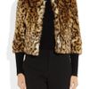 Dkny Animal Print Faux Fur Jacket in Animal (leopard) - Lyst
