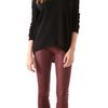 Helmut Lang Cheyenne Leather Leggings in Purple - Lyst