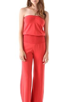 Nightcap Clothing Smocked Baja Jumpsuit - Lyst