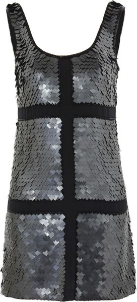 Rachel Gilbert Cleo Paillette Embellished Silk Dress - Lyst