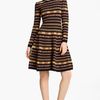 Valentino Multicolored Stretch Knit Dress in Multicolor (black multi) - Lyst