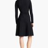 Valentino Stretch Knit Dress in Black - Lyst