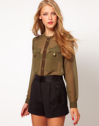 ASOS Collection  Utility Blouse - Lyst