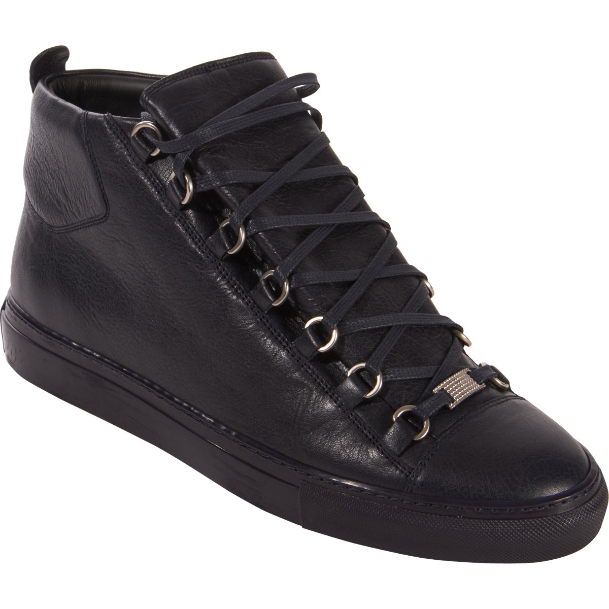 Balenciaga Arena High Trainers in Black for Men (cobalt) | Lyst