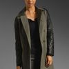 Elizabeth And James Hanneli Jacket in Military Greenblack in Green (military green & black) - Lyst