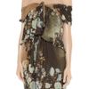 Giambattista Valli Roseprint Silkmousseline Dress in Brown - Lyst