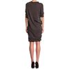 Lanvin Drape Neck Dress in Gray (anthracite) - Lyst