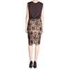 Lanvin Lace Pencil Skirt in Brown (floral) - Lyst