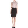 Lanvin Side Ruffle Sleeveless Sweater in Gray (lavender) - Lyst