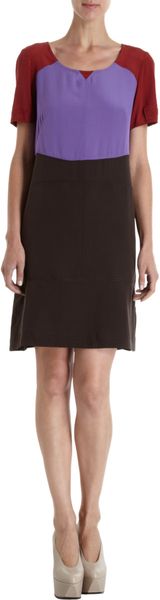 Marc By Marc Jacobs Colorblock Baseball Tee Dress - Lyst