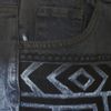 Moto Moto Dip Dye Aztec Embroidered Denim Hotpants in Blue (black) - Lyst