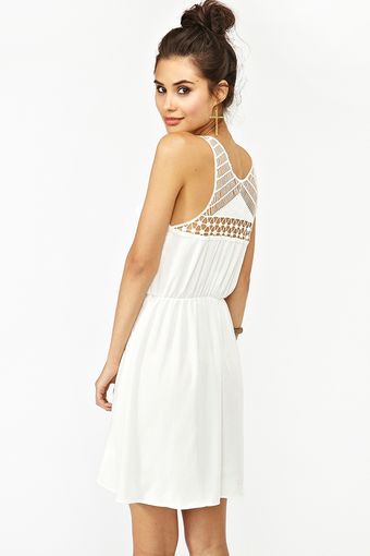 Nasty Gal Geo Crochet Dress - Lyst