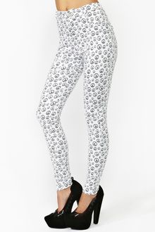 Nasty Gal Jordan Skinny Jeans Peace - Lyst