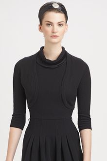 Oscar de la Renta Cashmere Silk Bolero - Lyst