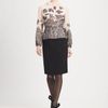 Oscar De La Renta Wool Skirt in Black - Lyst