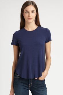 Theory Medea Rib Top - Lyst