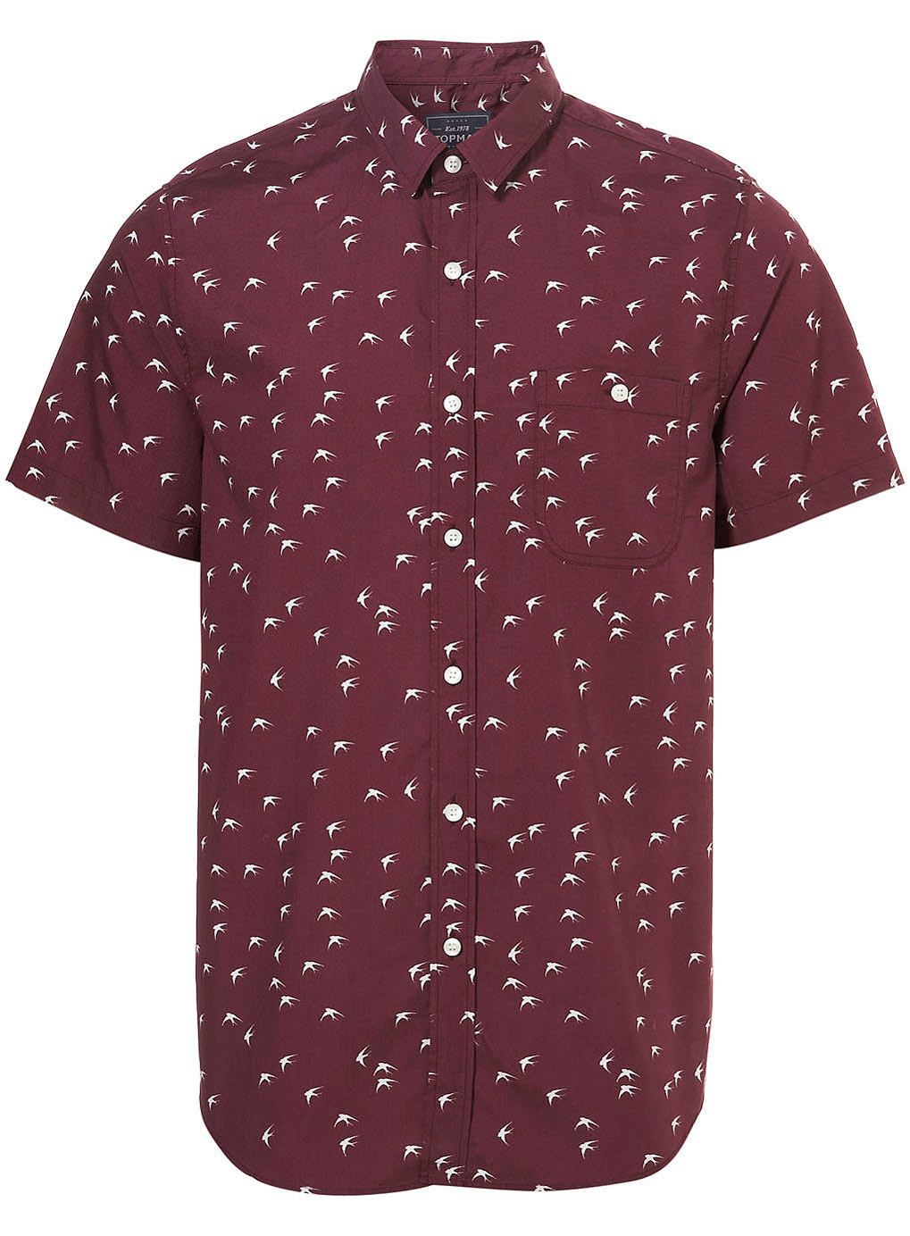 swallow print shirt