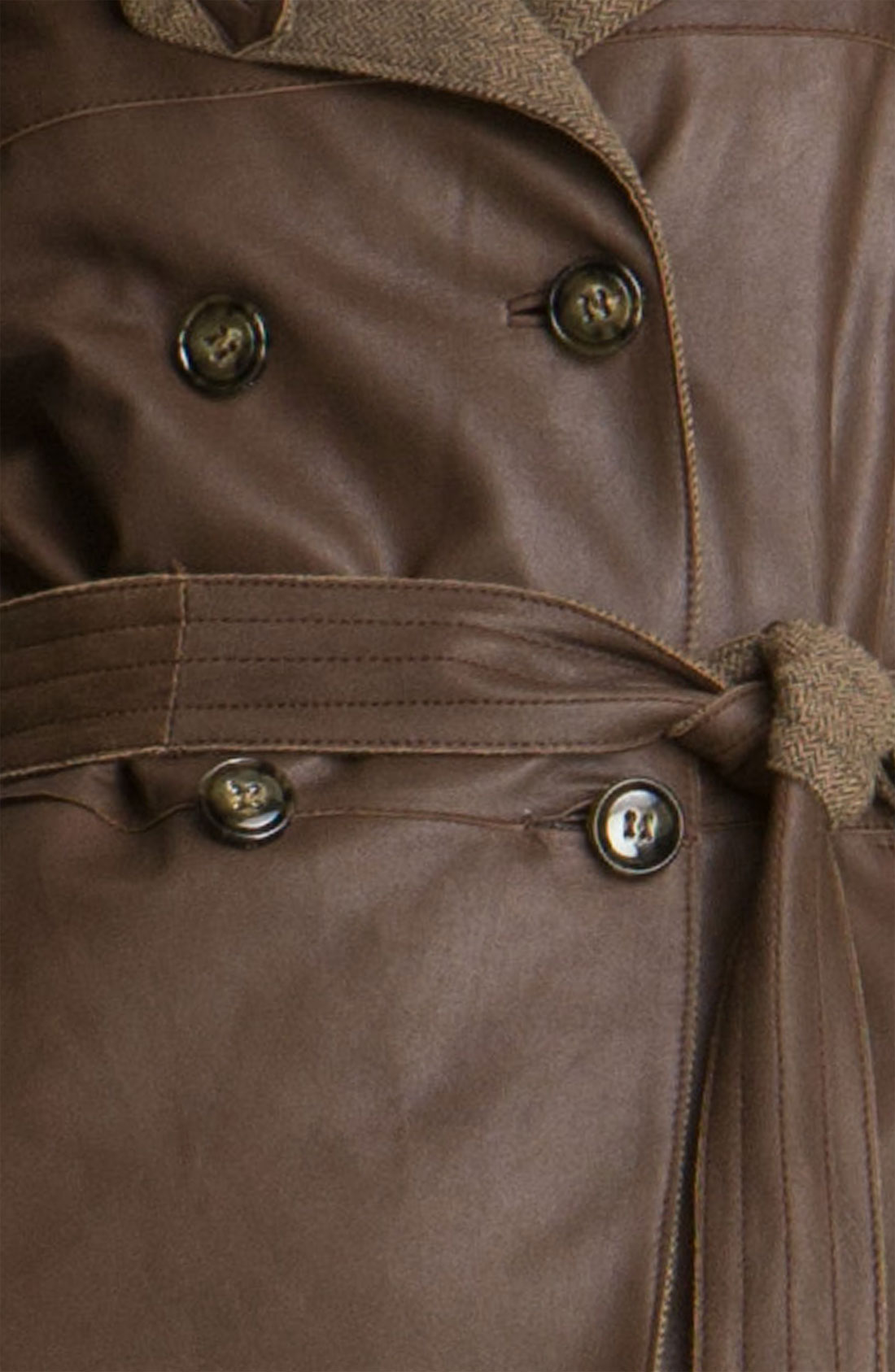 Details about Weekend By Maxmara Brown Alvaro Leather Jacket ( Size