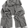 Acne Canada Fringed Wool Scarf in Gray - Lyst