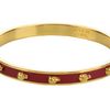 Alexander Mcqueen Brown Studded Bracelet in Brown (c) - Lyst