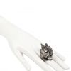 Alexander Mcqueen Punk Shell Skull Ring in Silver - Lyst