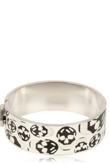 Alexander McQueen Skulls All Around Brass Bracelet - Lyst