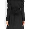 Burberry Prorsum Belted Wool and Cashmereblend Coat in Black - Lyst