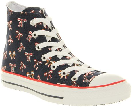 Converse All Star Hi Ribbon Smu in Black for Men - Lyst