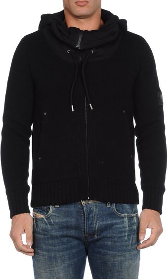 Diesel Zipped Sweatshirt - Lyst