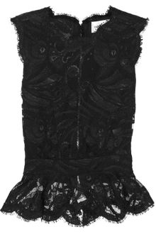 Emilio Pucci Scalloped Giupure Lace Top - Lyst
