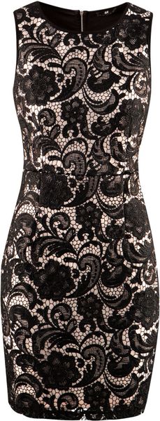 H&m Dress in Black - Lyst