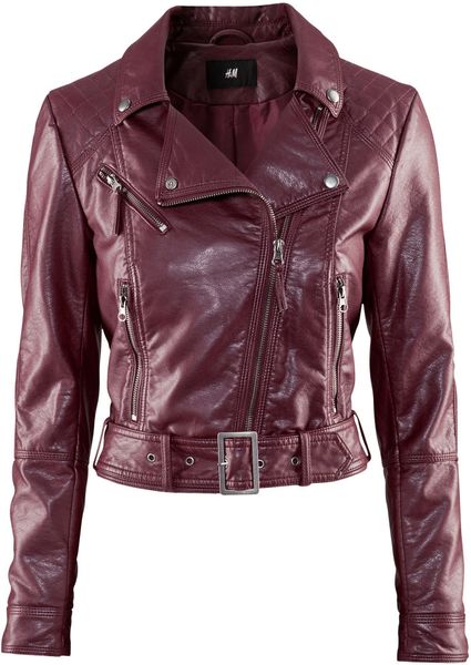 H&m Jacket in Purple (burgundy) - Lyst